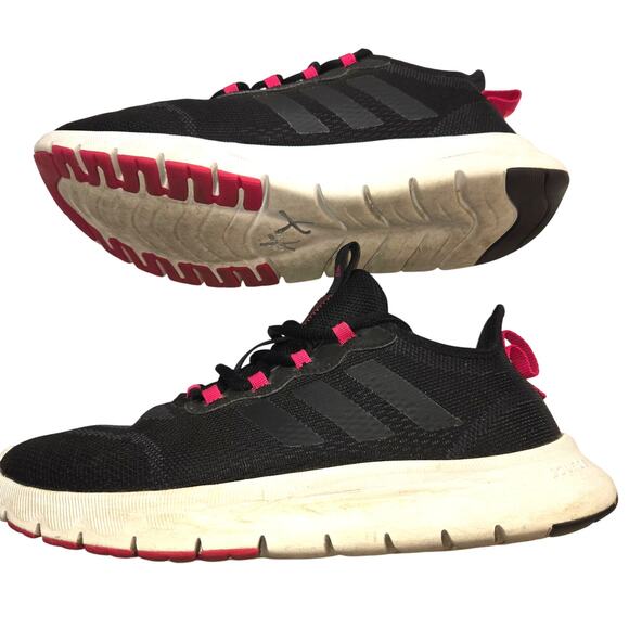 Adidas 9 Varo Sport Running Women's Tennis Shoe Black Athletic Sneaker - Picture 2 of 7